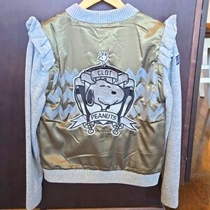 Host Pick🎊 Clot x Johanna Ho Peanuts Sweater Jacket